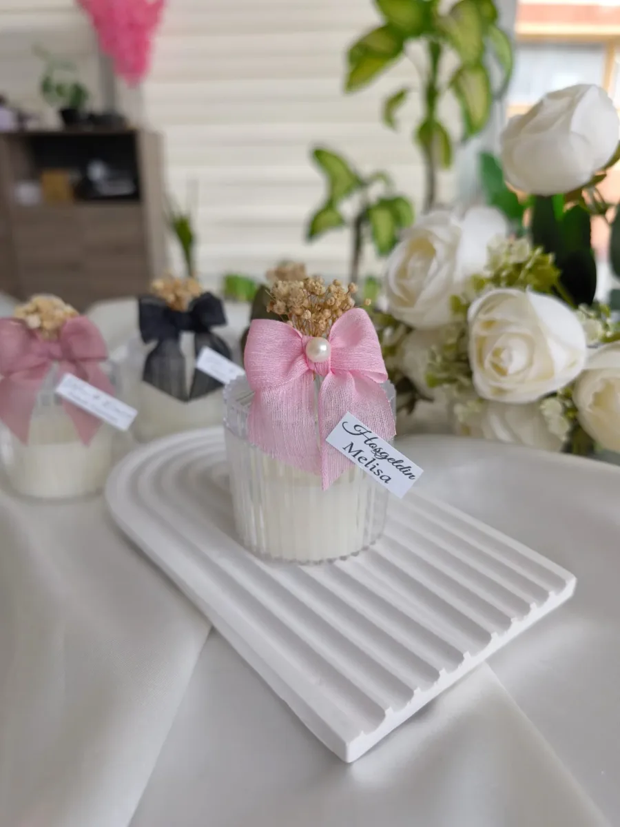 Şekerlik Mum – Kişiye Özel Doğum & Baby Shower Hediyeliği